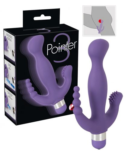 You2Toys - Pointer - Hármas élvezet vibrátor (lila)