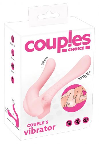 Couples Choice - kétmotoros párvibrátor (halvány rózsaszín)