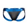 C4M-Desire Jockstrap-BlueLeatherette-L