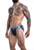 C4M-Desire Jockstrap-BlueLeatherette-XL