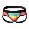 C4M-Mixed Jockstrap-Rainbow-XL