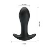 Pretty Love Anal Plug Massager Black