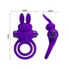 Pretty Love Vibrant Penis Ring 3 Purple