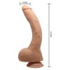 Beautiful Jack 10,6 " Vibrating Dildo