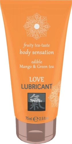 Love Lubricant edible - Mango & Green Tea 75ml