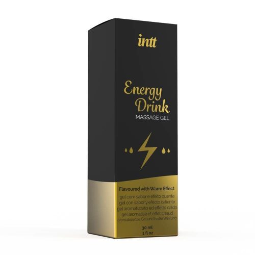 MASSAGE GEL ENERGY DRINK GLASS BOTTLE 30ML + BOX