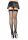 Fishnet Thigh Highs Backseam Black S-L