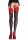 Contrast Top Thigh High Black/Red O/S