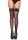 726261 LACE TOP LYCRA FISNET THIGH HI W/ BOW O/S BLK