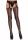 Lace up backseam stockings, black, O/S