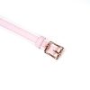 White & Pink Fairy Goat Leather Blindfold