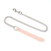 Pink Organosilicon Collar with Leash