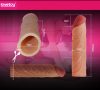 Pleasure X-Tender Penis Sleeve Brown 3