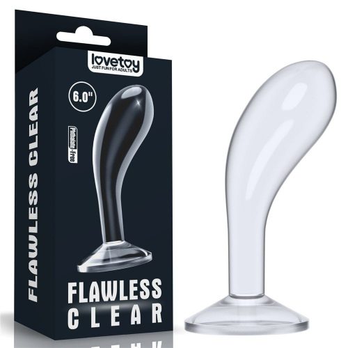 6.0'' Flawless Clear Prostate Plug