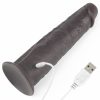 8'' Dual Layered Silicone Rotator Brown