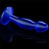 Flawless Clear Prostate Plug 6.5'' Blue