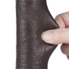 9'' Sliding Skin Dual Layer Dong Black