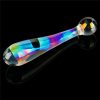 Twilight Gleam Glass Dildo- Alluring Arc