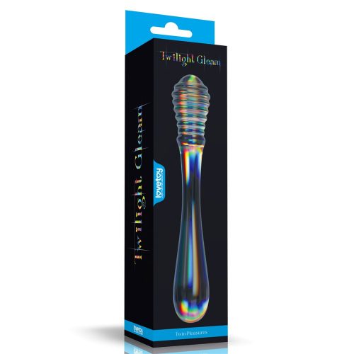 Twilight Gleam Glass Dildo- Twin Pleasures