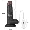 Vibrating Easy Strapon Set 7.0'' Black