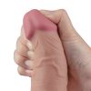 9.5" REAL SOFTEE Rechargeable Vibrating Dildo(Flesh)