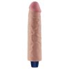 9.5" REAL SOFTEE Rechargeable Vibrating Dildo(Flesh)