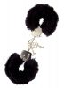 Metal Handcuff With Plush Black