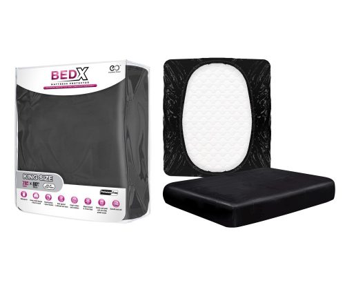 BED X - MATTRESS PROTECTOR - KING SIZE BLACK