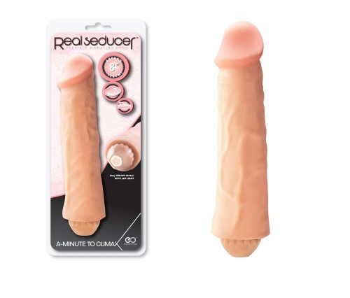 REAL SEDUCER Flexible Vibrating Dong 8"