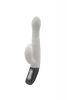 TITANZ 8.5" SILICONE RECHARGEABLE VIBRATOR IN IVORY WHITE