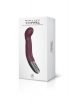 TITANZ 8" SILICONE RECHARGEABLE VIBRATOR IN RUBINE RED