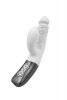 TITANZ 7" SILICONE RECHARGEABLE VIBRATOR IN IVORY WHITE