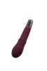 TITANZ 7" SILICONE RECHARGEABLE VIBRATOR IN RUBINE RED