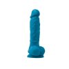 Colours - Pleasures - Vibrating - 5" Dildo - Blue