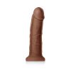 Colours - Dual Density - 7" Girth Dildo - Brown