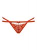 838-THO-3 thong red  S/M