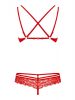 860-SET-3 2 pcs set red  S/M