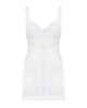 Amor Blanco underwire chemise & thong white   S/M