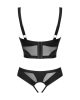 Chic Amoria 2-pcs crotchless set  M/L