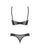 Roxelia 2-pcs crotchless set  M/L