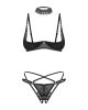 Donarella 3-pcs crotchless set XS/S