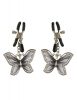 Butterfly Nipple Clamps  Silver