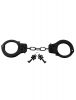 Designer Metal Handcuffs  Black