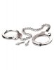 Metal Leg Cuffs  Silver