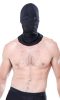 Zipper Face Hood  Black