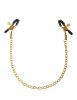 Chain Nipple Clamps  Gold/Black