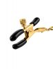 Chain Nipple Clamps  Gold/Black