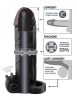 Vibrating Real Feel 2" Extension  Black