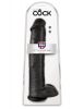 15" Cock with Balls  Black