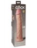 11" Dual Density Silicone Cock  Light